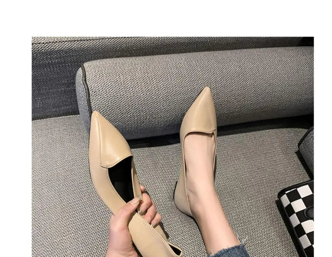 Women Fashion Pointed Toe Slip on Shoes