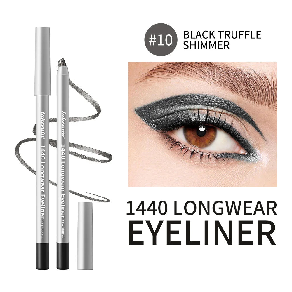 12 Colors Eyeliner Pencil Long-lasting