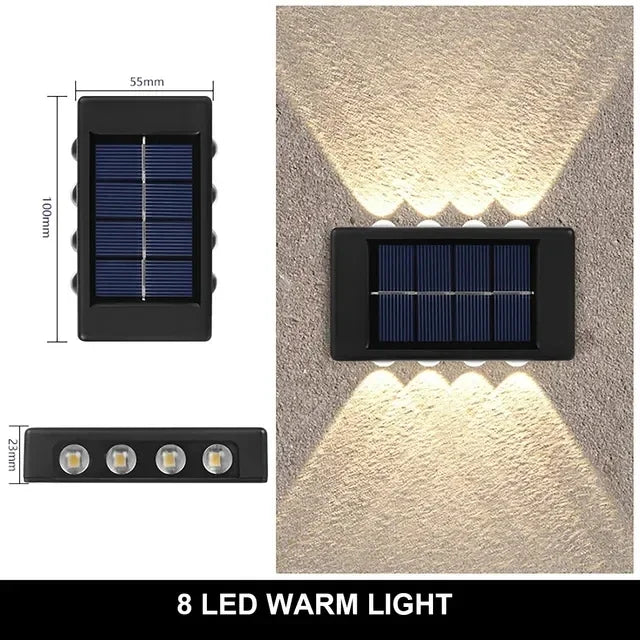 Solar Wall Lamp Outdoor Waterproof Solar Powered Light