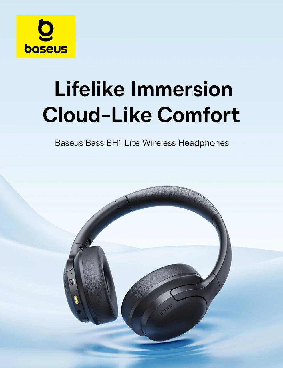 Wireless Headphones Bluetooth, Battery Capacity: 600 mAh / 2.22 Wh