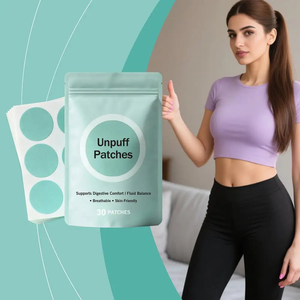 30 PATCHES Unpuff Patches Supports Digestive Comfort
