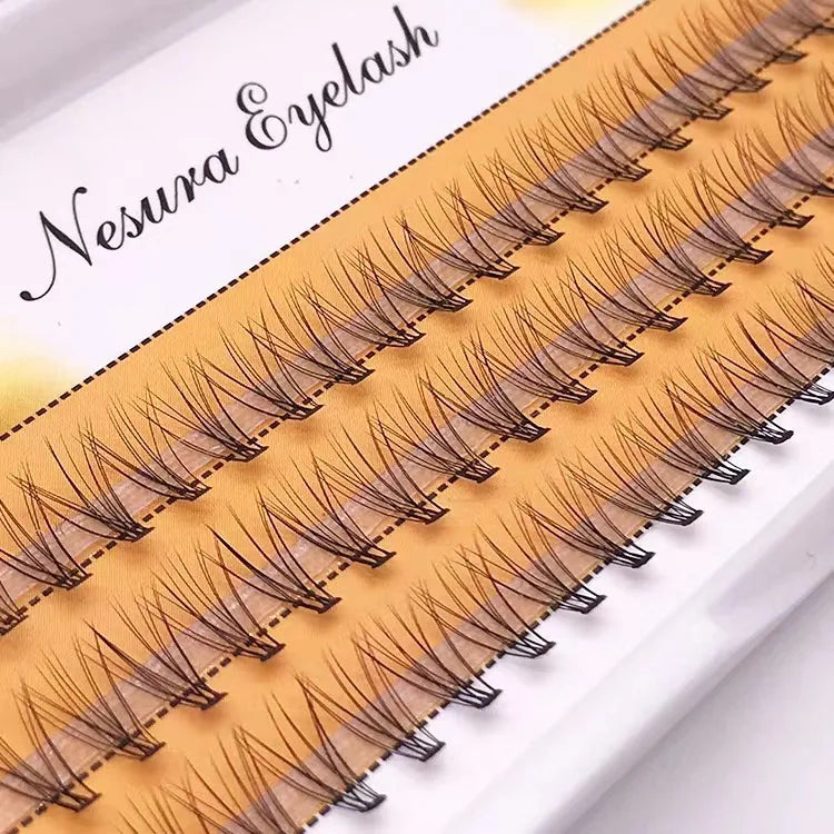 New A/M Shape Professional Makeup Individual Lashes