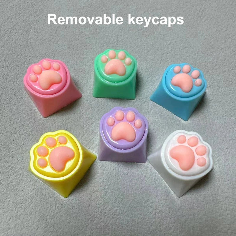 New Keys Button Keychain Stress Relief Toy