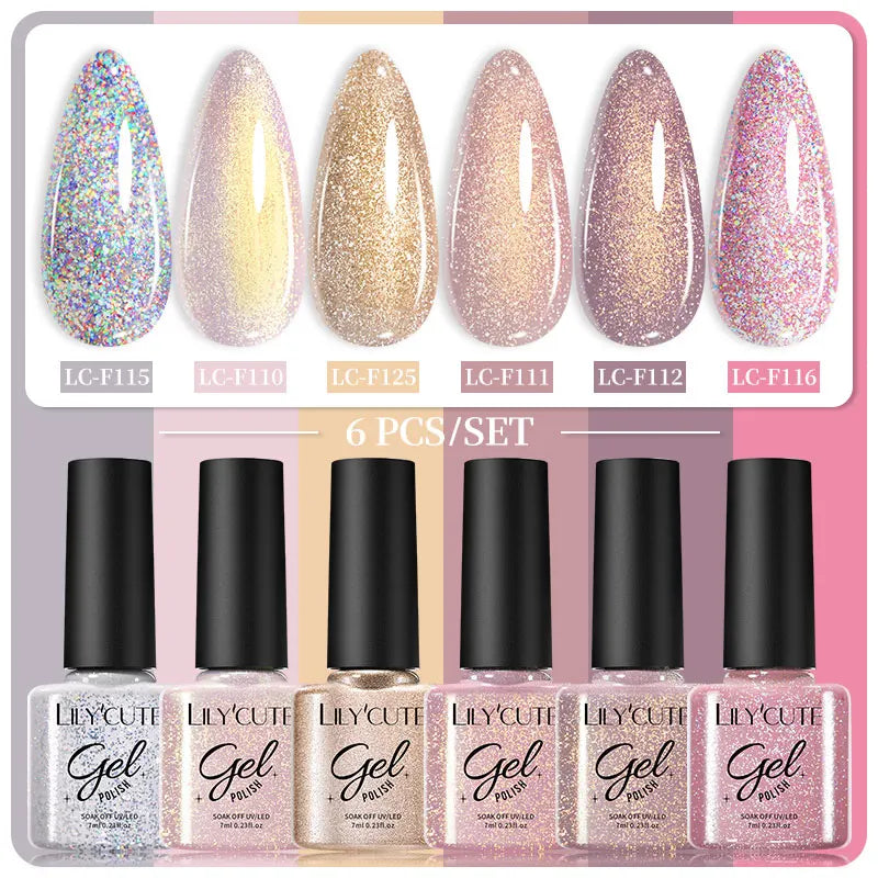 7ml 6Pcs Gel Nail Polish