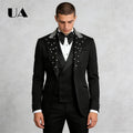 High-End Luxury Beading Suit Set for Men,
