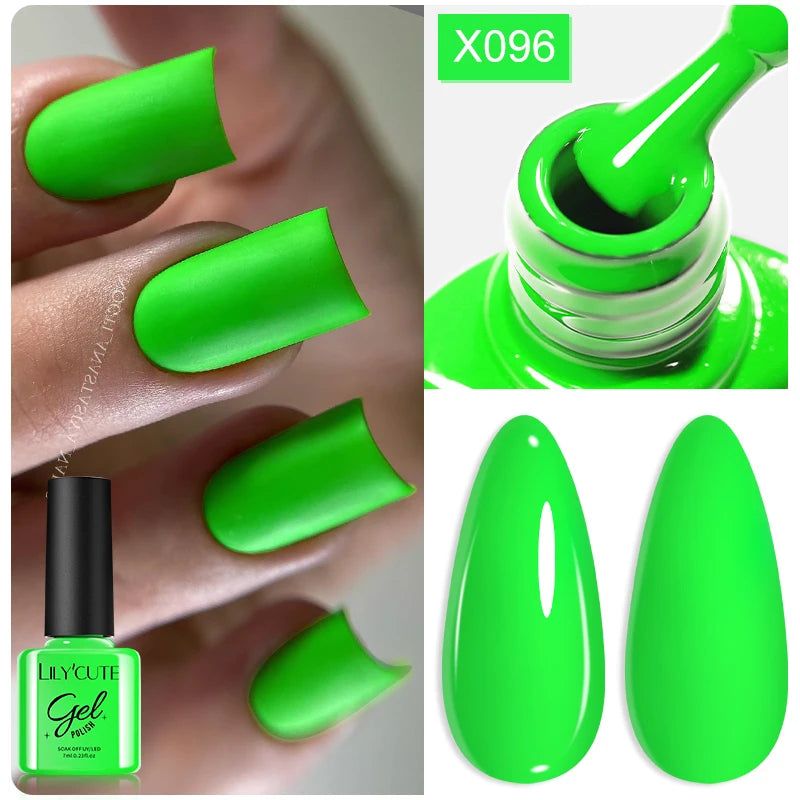LILYCUTE 7ml Macaron Cream Gel Nail Polish