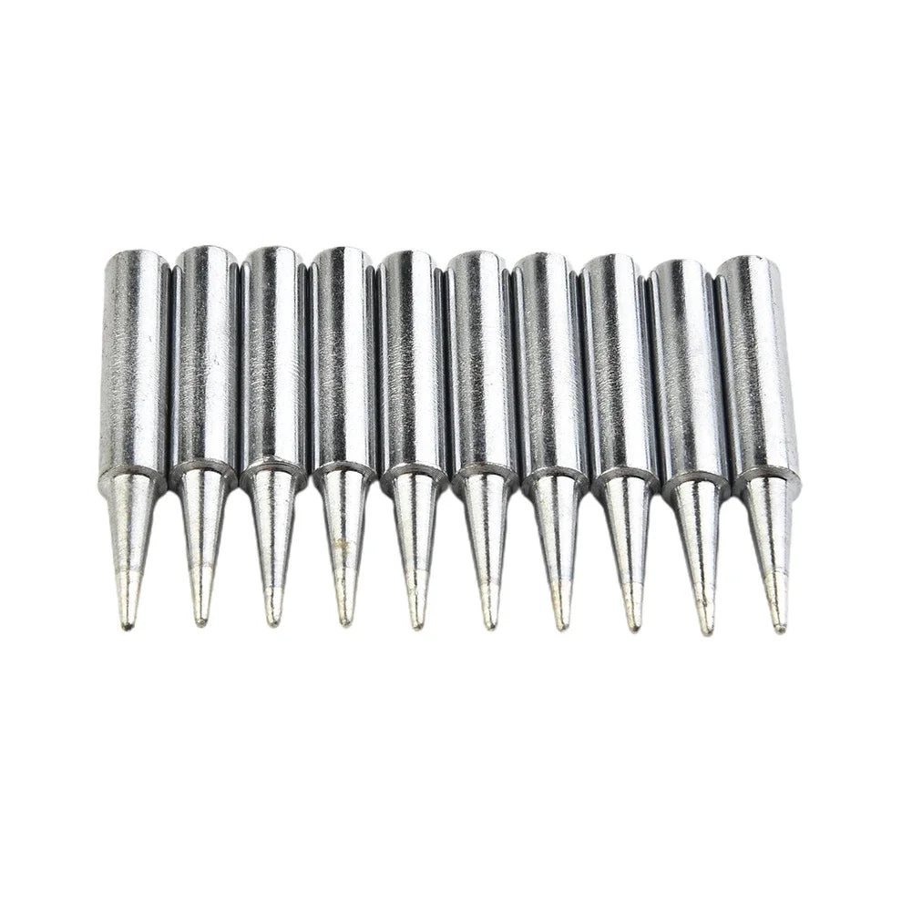 10pcs Solder Iron Tips Set Welding Equipment Accessories Lead-free Pure Copper 900M-T-B For Soldering Station High Quality