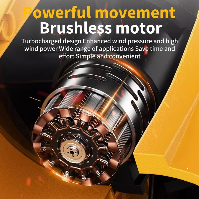 18V Electric Turbo Blowers Car Dryer Handheld Dust Blowing Use Car and Home Daily Household