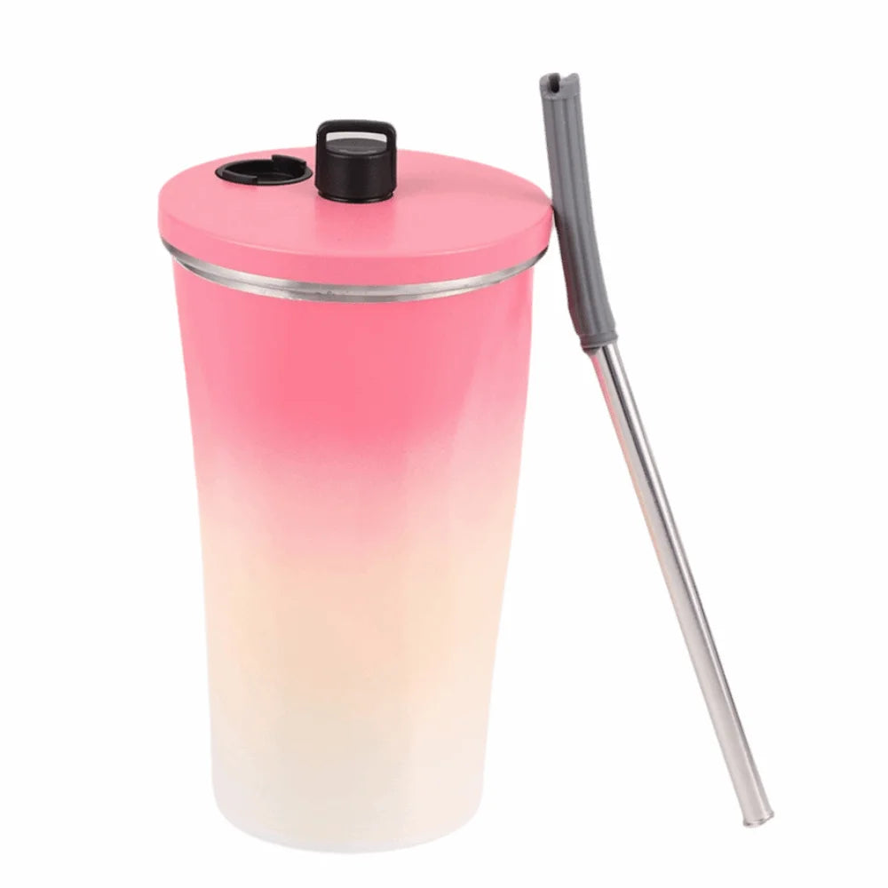 Insulated Tumbler Vacuum Insulated with Straw