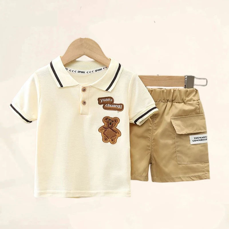 T-shirt+Shorts Boy Summer Clothing