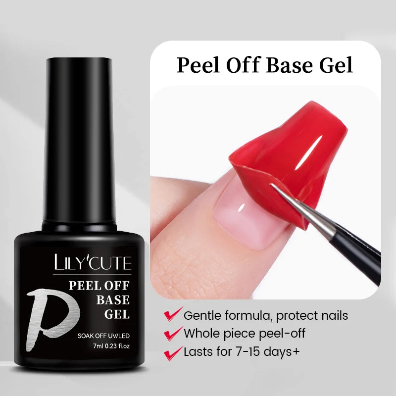 LILYCUTE 7ml Macaron Cream Gel Nail Polish