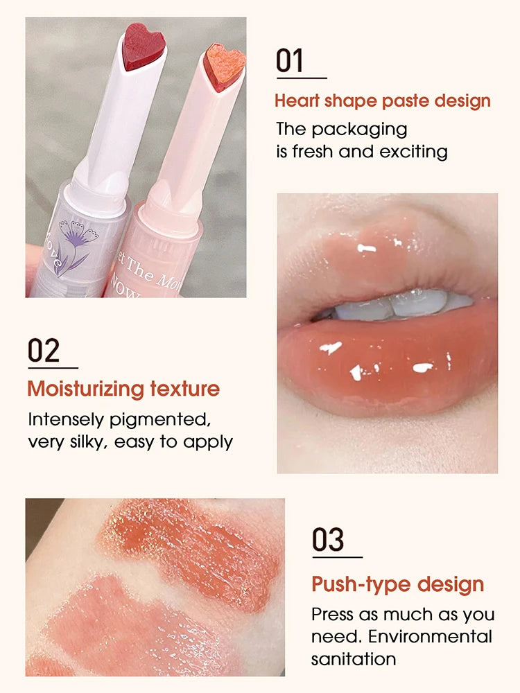 Gege bear flower lipstick with love