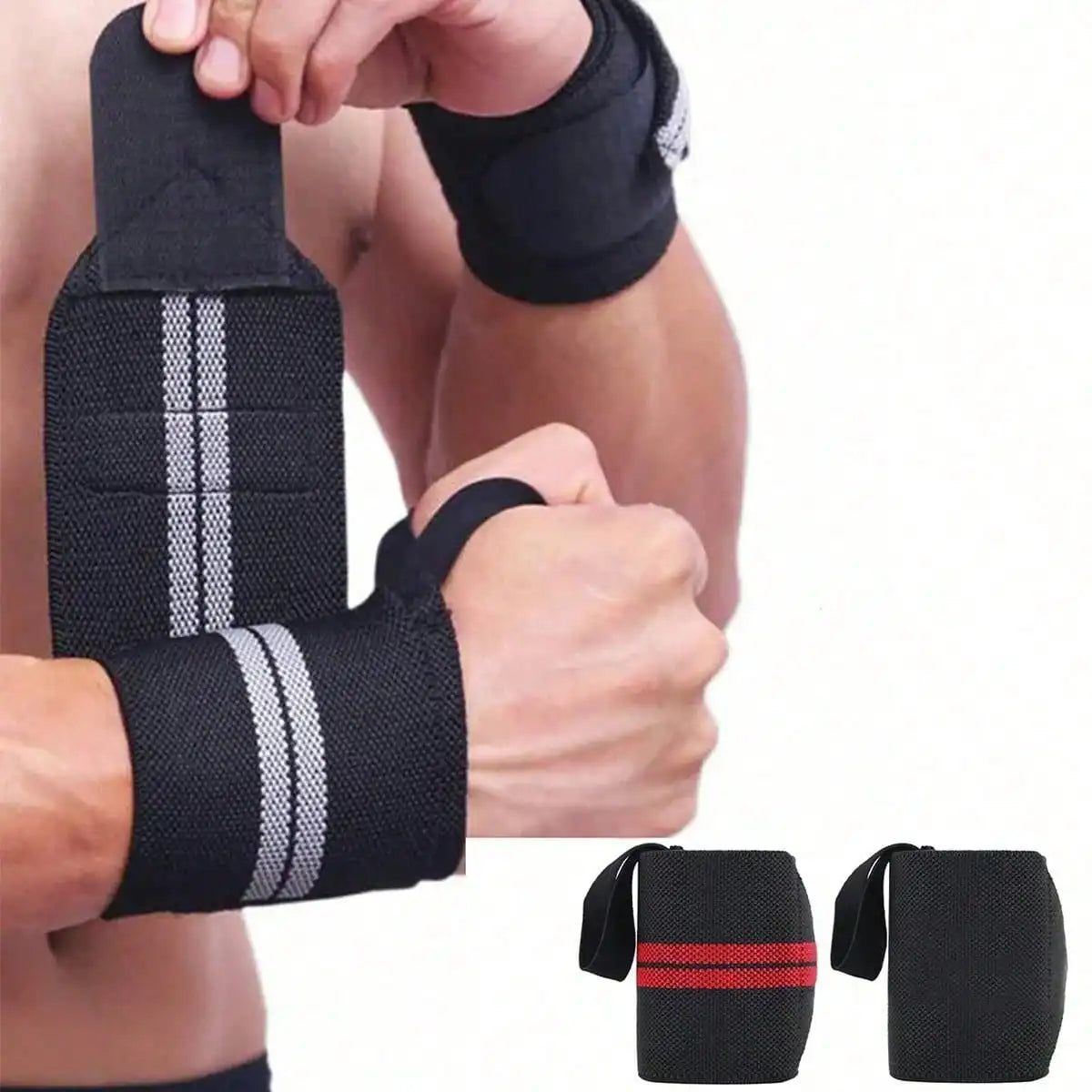 2 pcs Elastic Wrist wraps