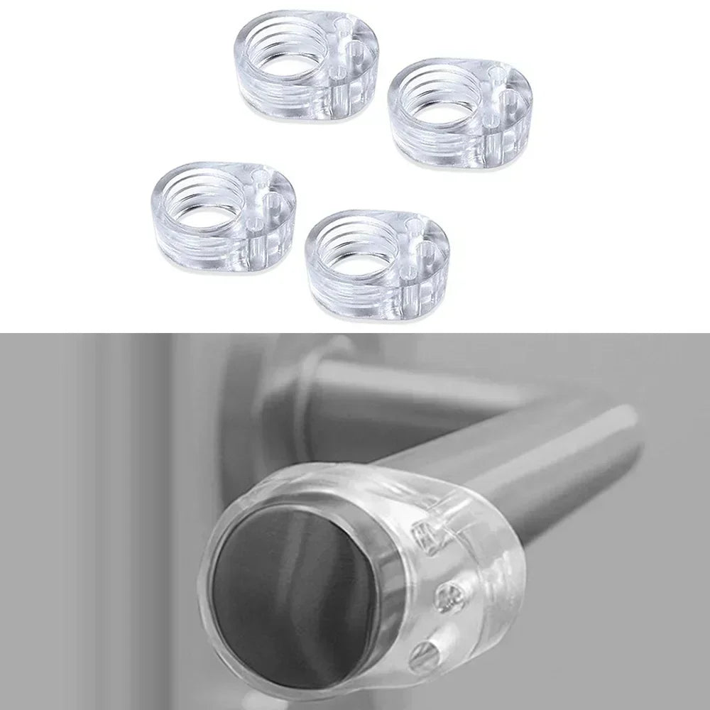 4Pcs Door Stopper Transparen Silicone