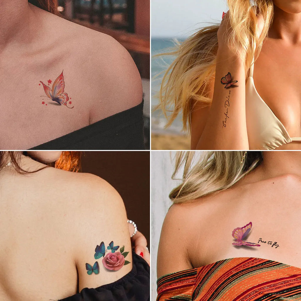 Butterfly Temporary Tattoo Stickers