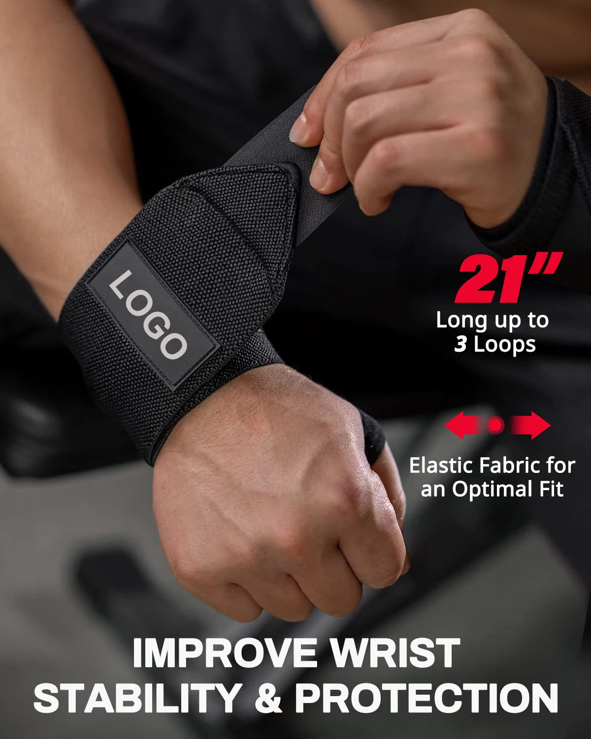 1 Pair Wristband Wrist Support Extra Strength