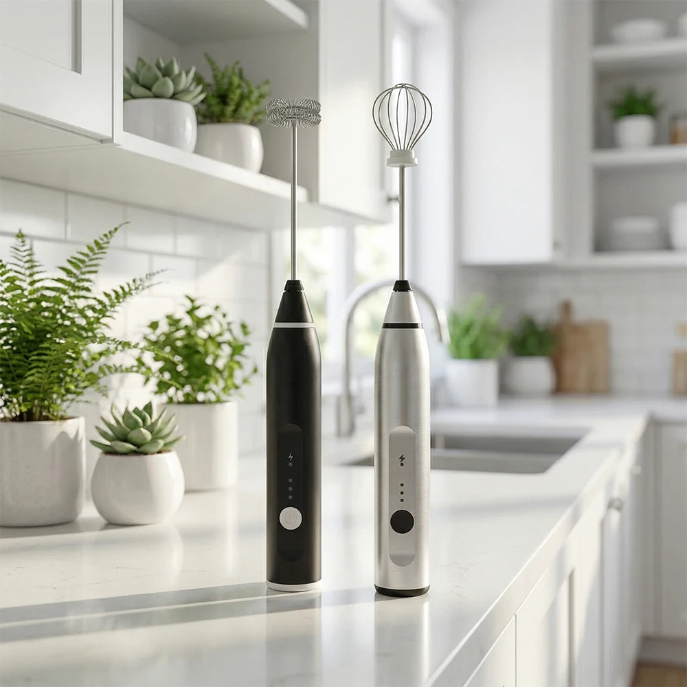 Portable Electric Milk Frothers Handheld Blender