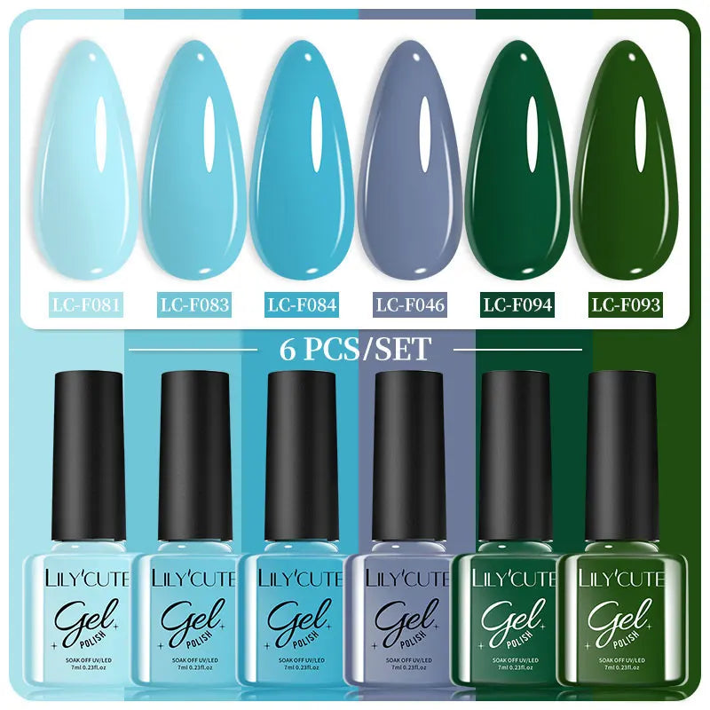 7ml 6Pcs Gel Nail Polish
