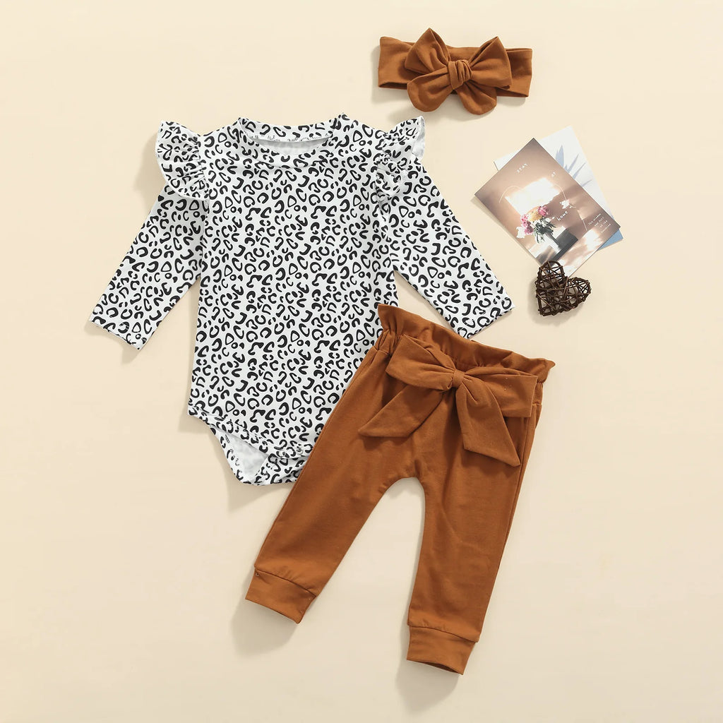 Baby Girls 3Pcs Fall Outfits