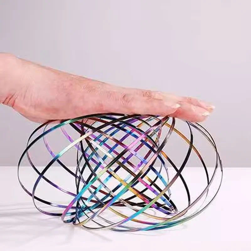 Colorful Kinetic Toroflux Magic Ring Stress Relief Fidget Toy