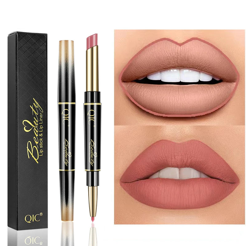 2 IN 1 Lip Liner Waterproof and Long Lasting