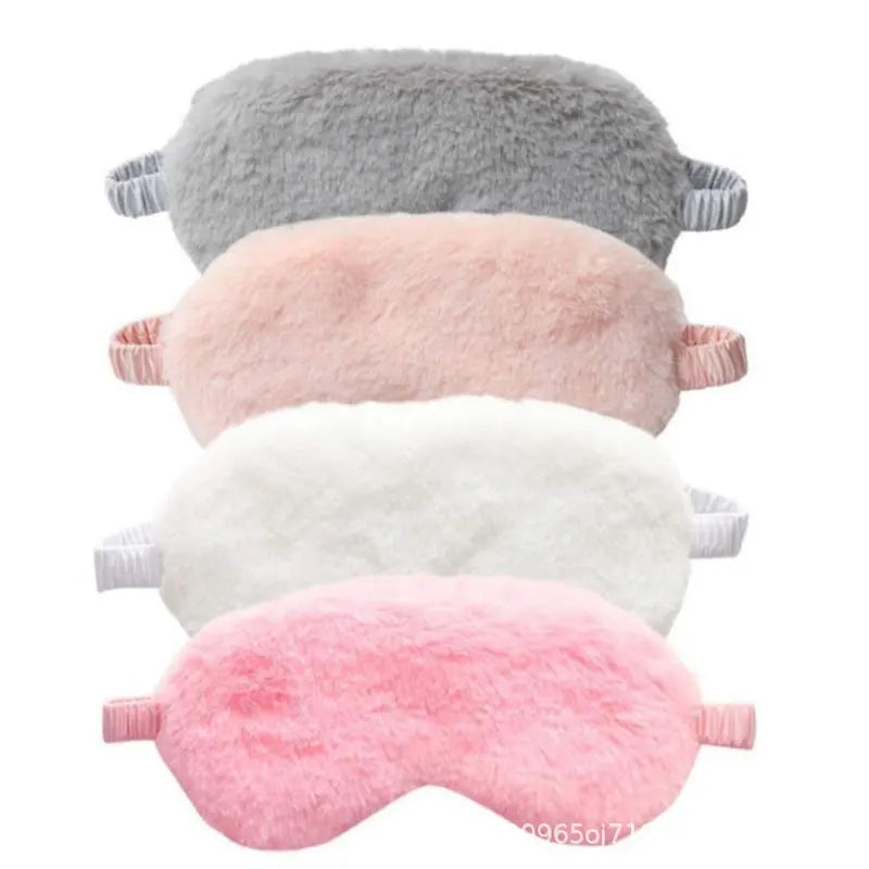 Cute Plush Imitation Rabbit Fur Sleep Eye Mask