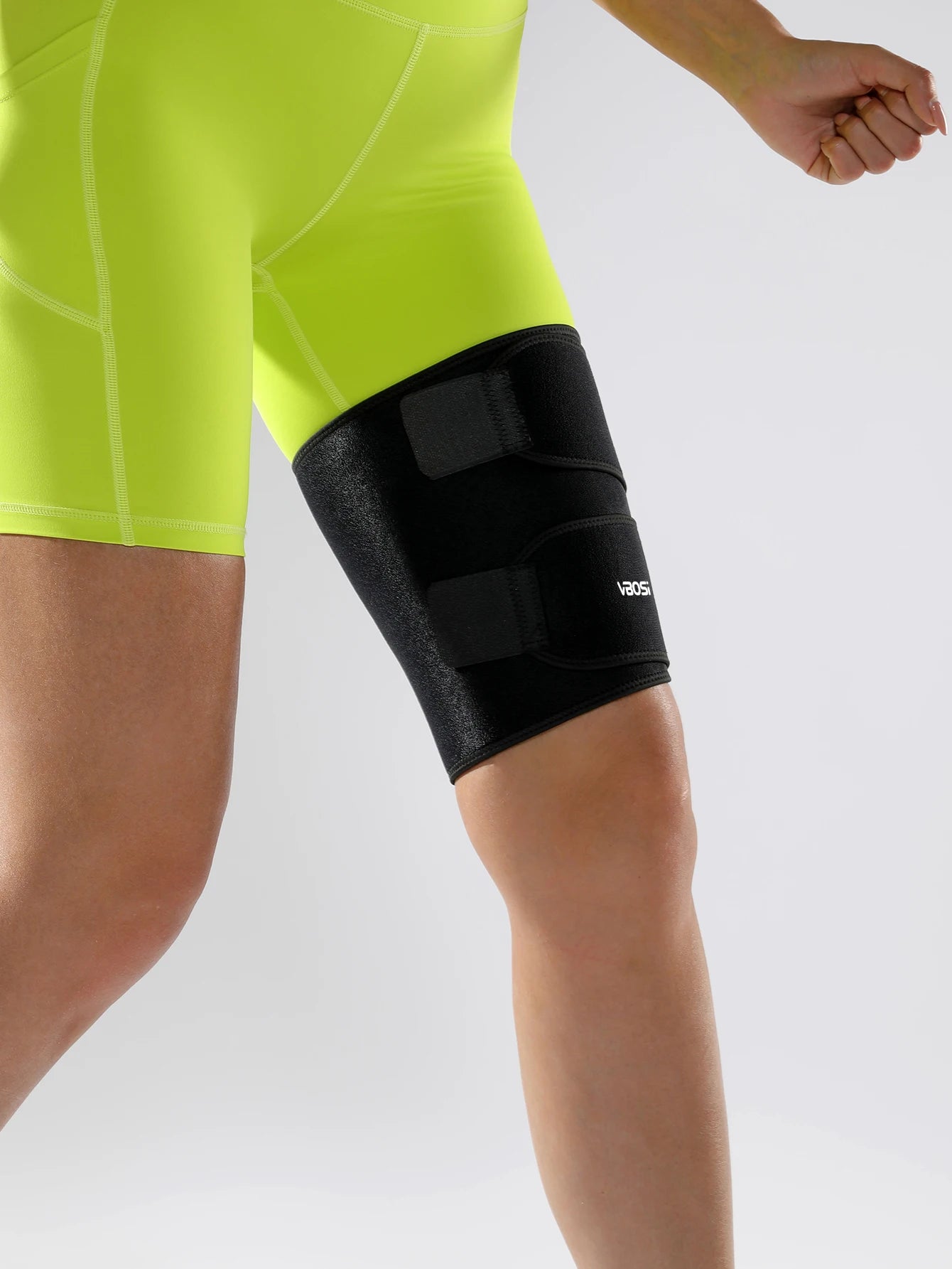 1 Pc Women Men Neoprene Adjustable Breathable Thigh Support Sleeve