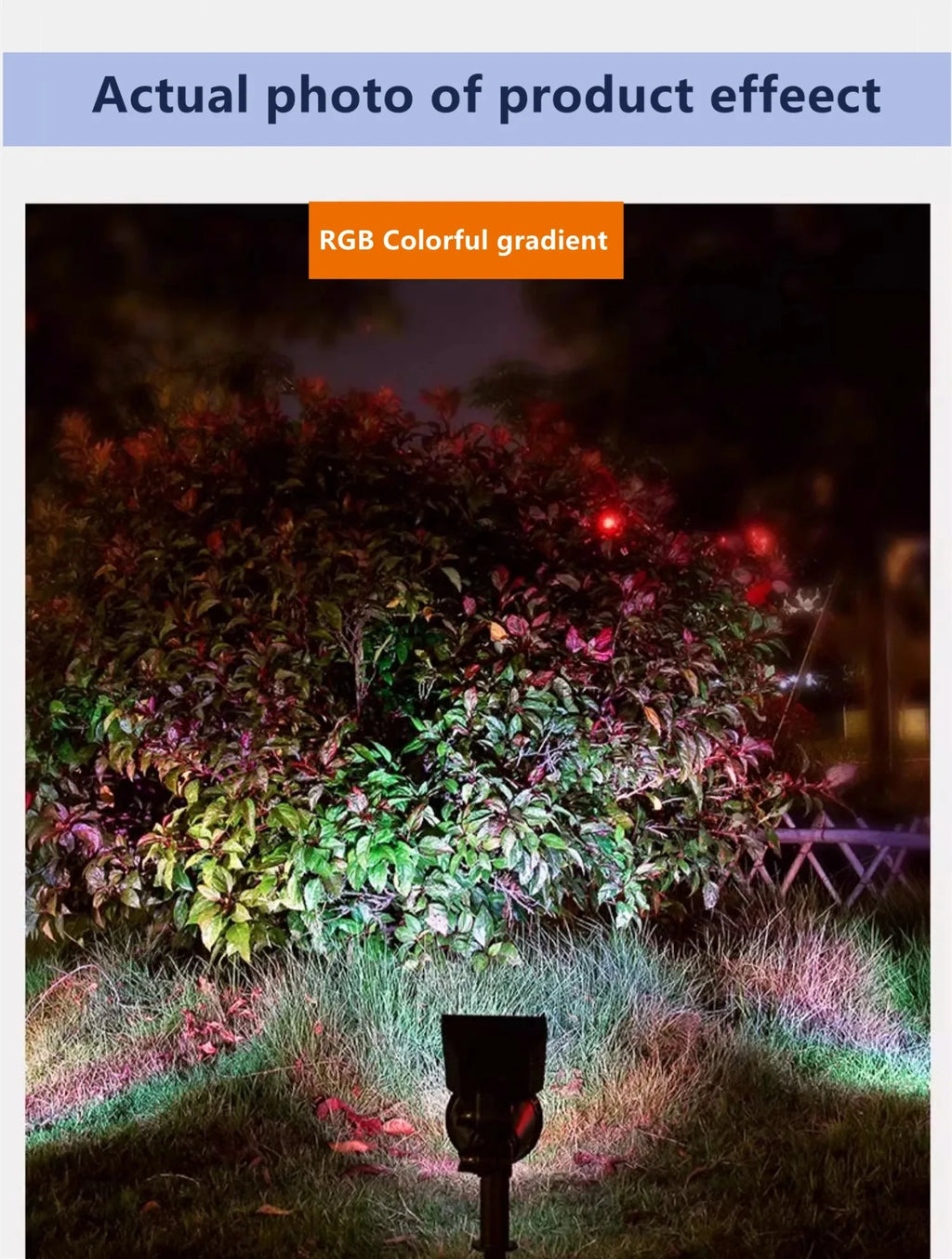 18 LED RGB spotlights