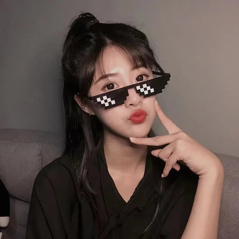 2Pcs Mosaic Sunglasses