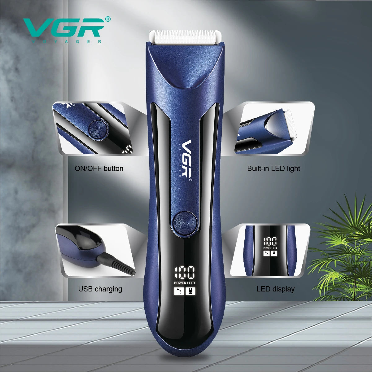 Body Pubic Hair Trimmer For Men&Women