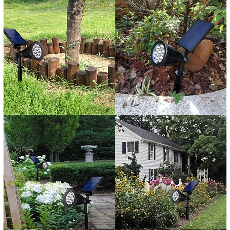 Solar Spotlights for Outdoor and Waterproof