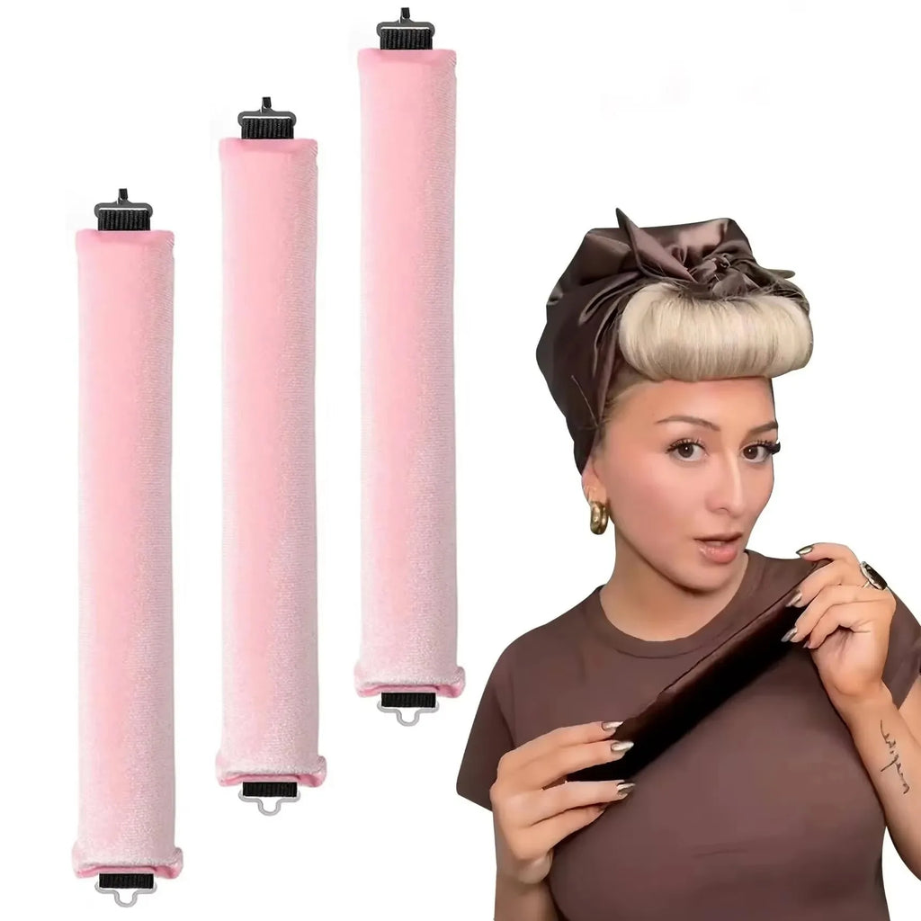 Heatless Hair Curlers Curling Soft Flexi Rod Hair Styling Tool