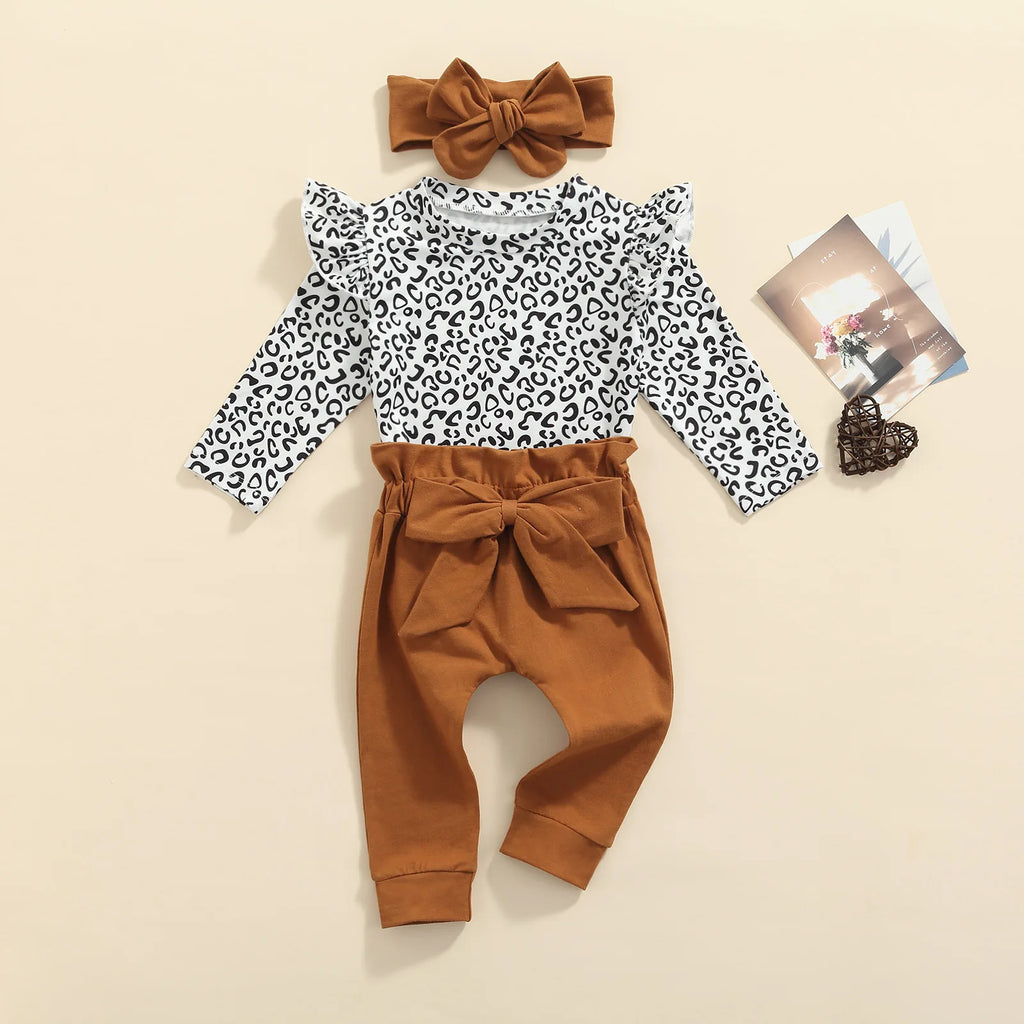 Baby Girls 3Pcs Fall Outfits