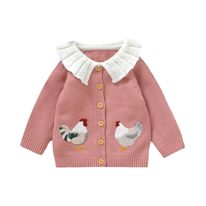 Baby Girl winter Sweater for 0-3Y