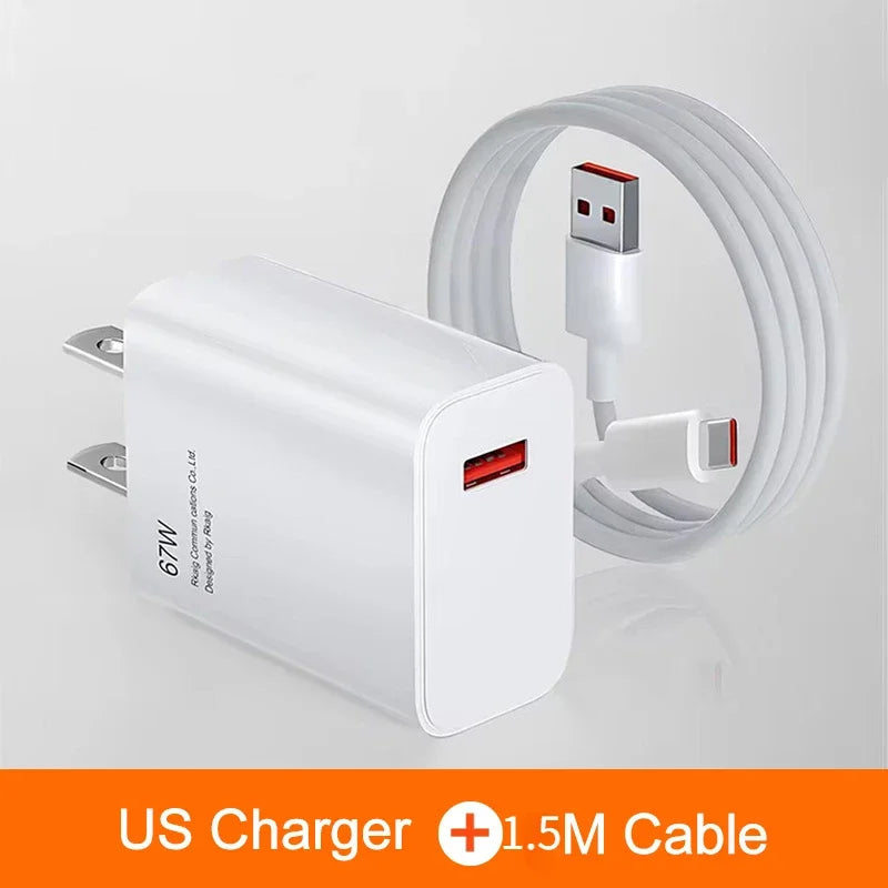 67W Fast USB Charger