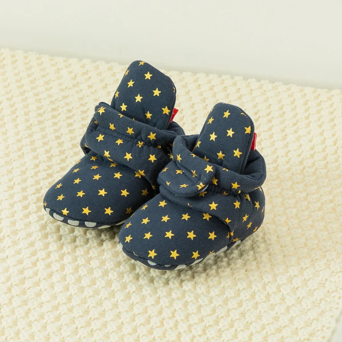 Winter Warm Baby Boys Girls Booties Newborn Stars Fluff Toddler First Walkers Cotton Comfort Soft Anti-slip Infant Shoes Socks
