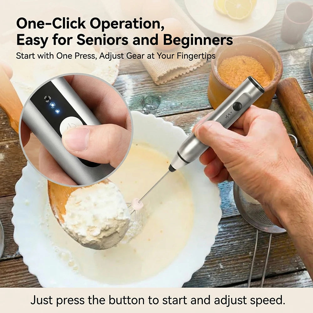 Portable Electric Milk Frothers Handheld Blender