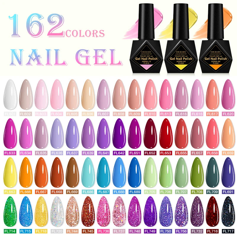 10ml Gel Nail Polish 162 Colors