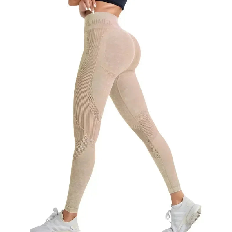 Women Seamless Gym High Waist Yoga Leggings
