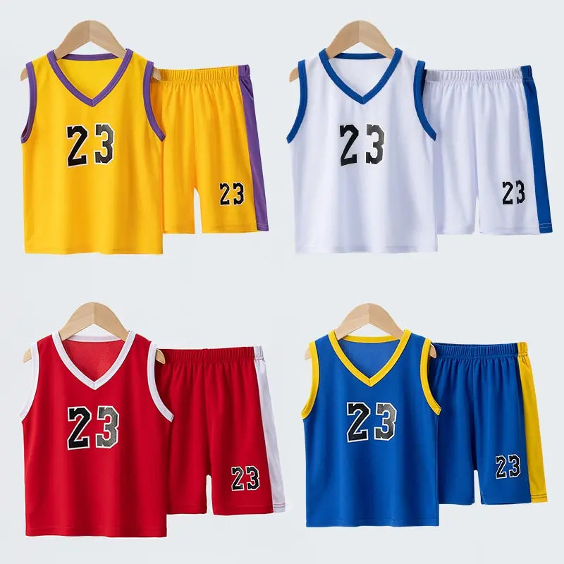 2/4Pcs Summer Children's Quick-drying Sports Suit