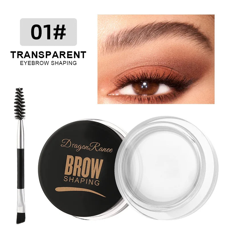 White Bushy Eyebrow Gel - European & American Style