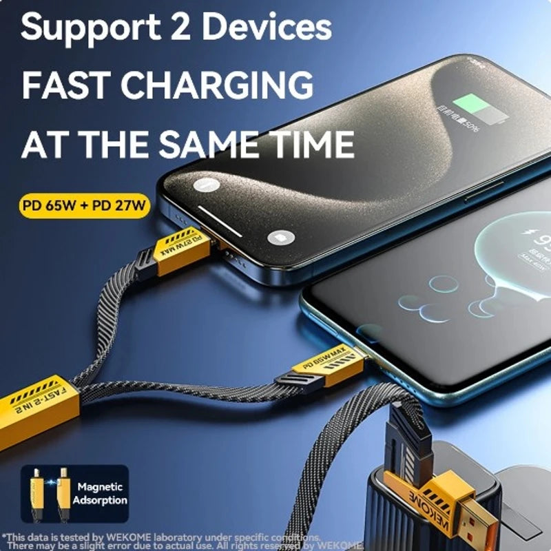 Four-in-one Multi-function Data Cable