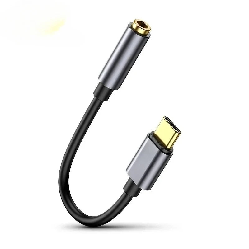 Type C to 3.5mm Earphone Jack AUX USB C Cable Adapter