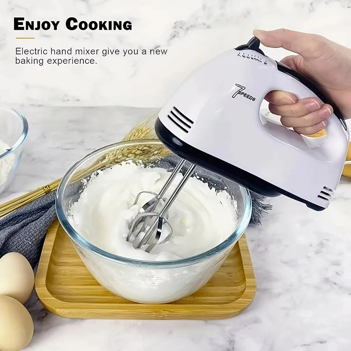 Handheld electric egg beater, household automatic mixer