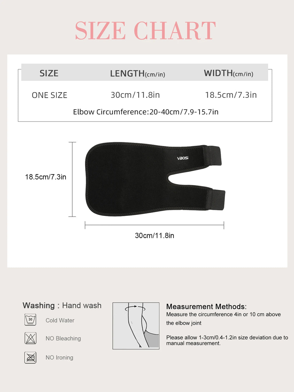 1 Pc Neoprene Elbow Brace