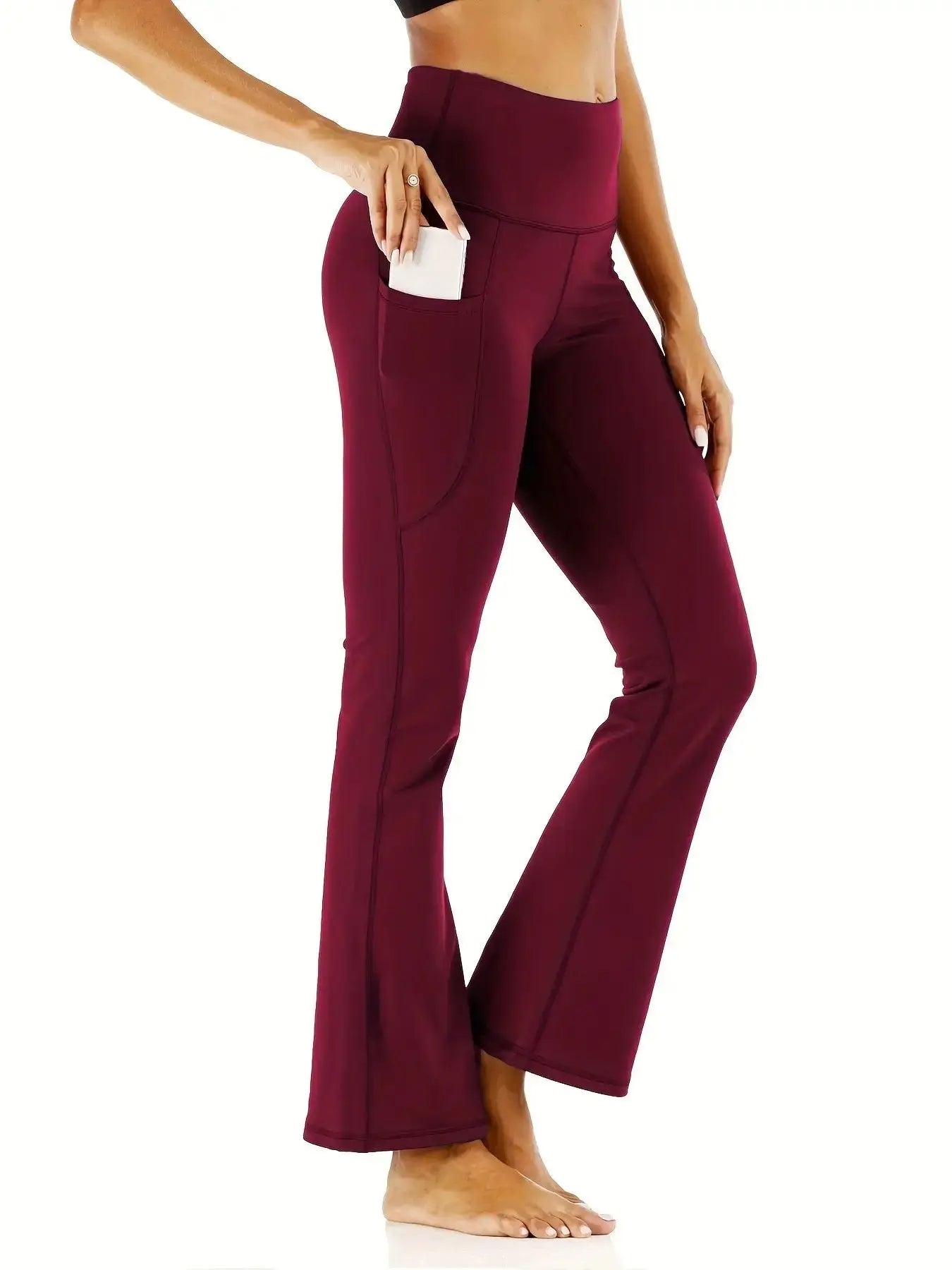 Women's Flared Pants with Pockets