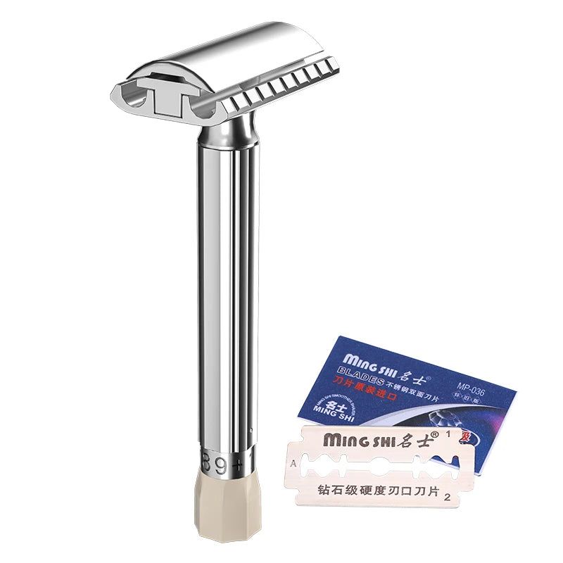Adjustable Double Edge Shaving Safety Razor