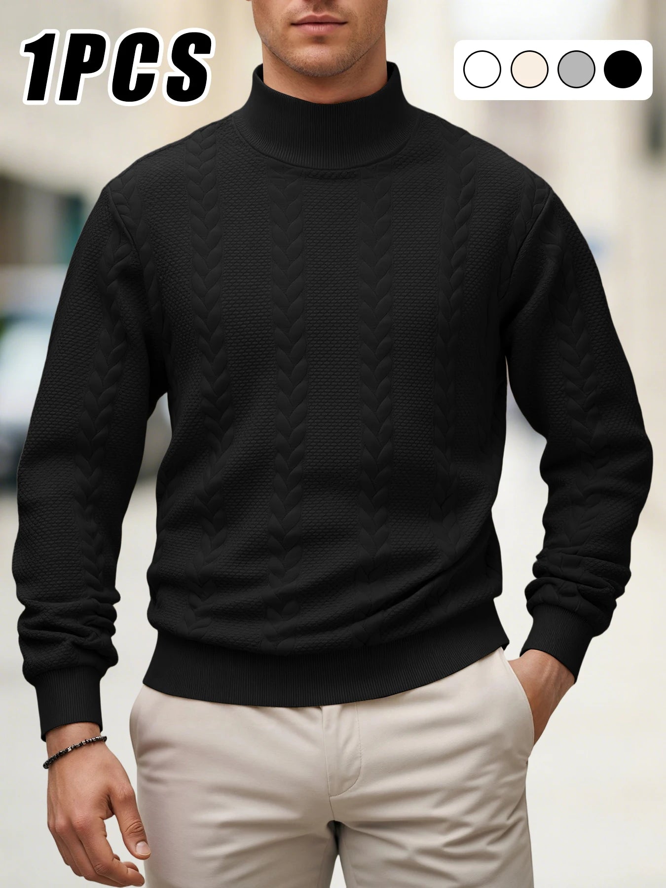 Autumn Winter Thick Knitted Sweater