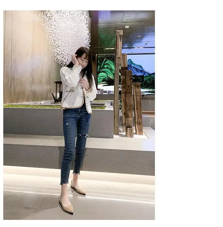 Women Fashion Pointed Toe Slip on Shoes