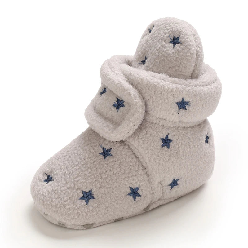 Newborn Baby Girls Boys Soft Booties Solid and comfortable